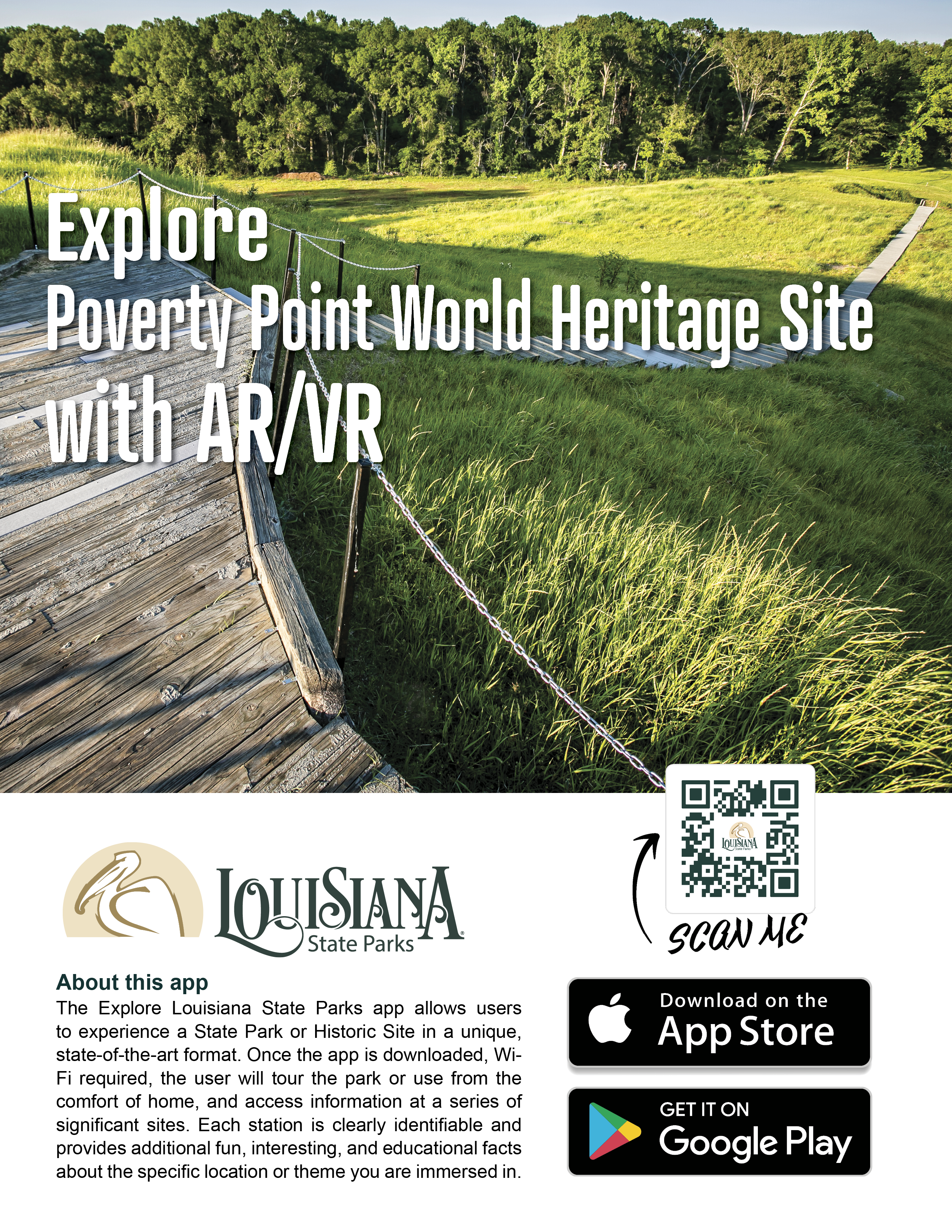 Explore Louisiana State Parks mobile app info