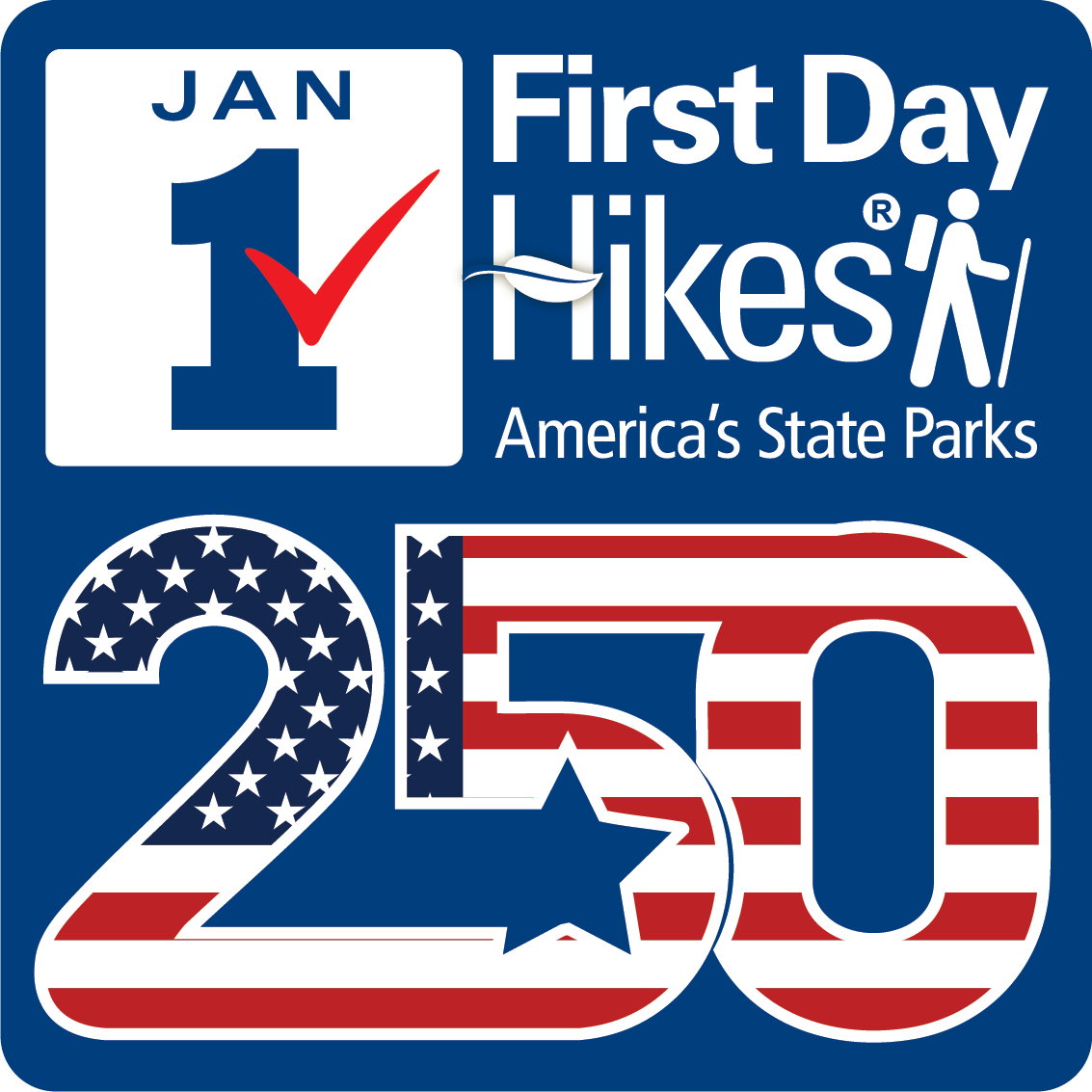 First Day Hikes Logo Image
