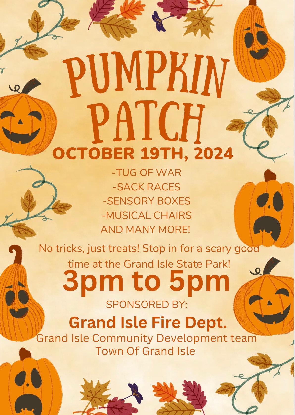 Halloween event flyer