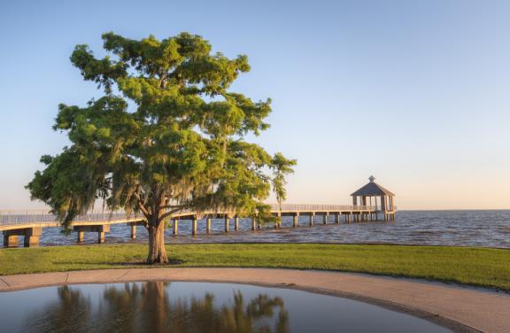 Pier at Fontainebleau State Park