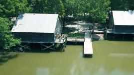 Lake Fausse Point State Park cabins