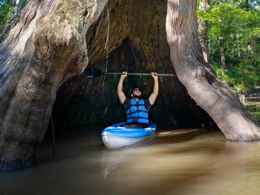 Kayaking at Chemin-A-Haut State Park