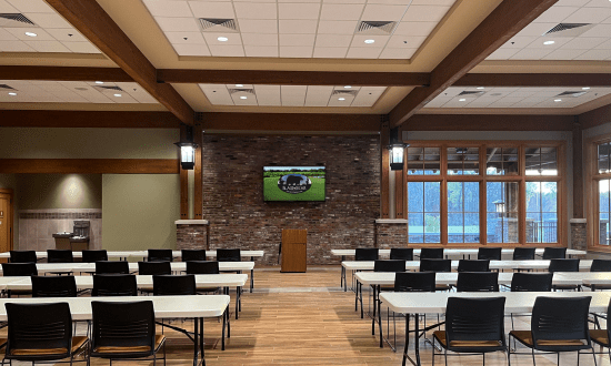 Main event space of conference center