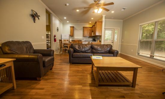 Bogue Chitto cabin interior