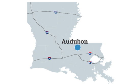 Audubon Map view