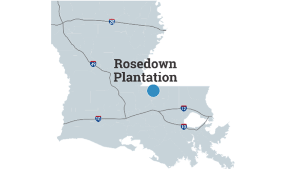 Rosedown Map view