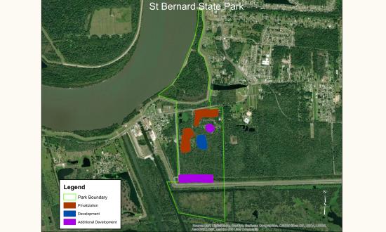 St-Bernard-State-Park-Legend-Map