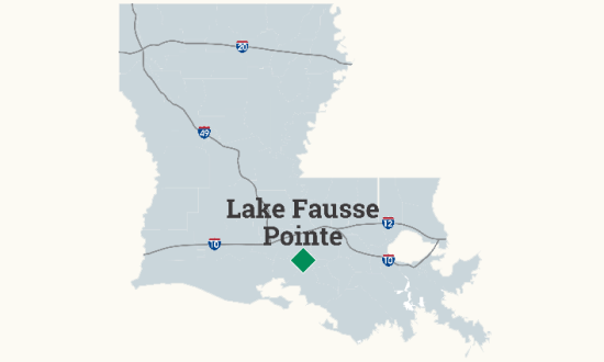 Lake-Fausse-Pointe-State-Park-map GIS