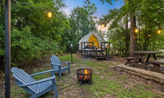 Glamping campsite by Nestled